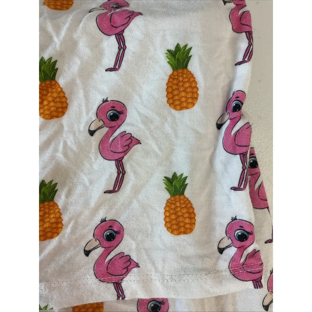 Lot of 6 Pieces‎ 5T Vive and Mack Bamboo Girls Pajama set Floral Swans Flamingos
